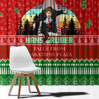 It's Not Christmas Unil Hans Gruber Falls From Nakatomi Plaza Window Curtain Xmas Eve 1988 - Wonder Print Shop