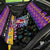 Nakatomi Plaza Christmas Party 1988 Back Car Seat Cover DJ Santa Claus - Wonder Print Shop