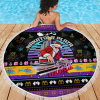Nakatomi Plaza Christmas Party 1988 Beach Blanket DJ Santa Claus - Wonder Print Shop
