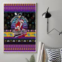 Nakatomi Plaza Christmas Party 1988 Canvas Wall Art DJ Santa Claus - Wonder Print Shop