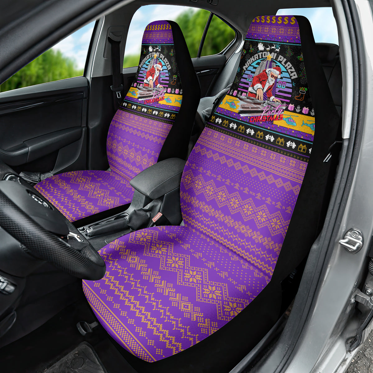 Nakatomi Plaza Christmas Party 1988 Car Seat Cover DJ Santa Claus - Wonder Print Shop