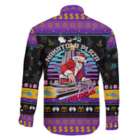 Nakatomi Plaza Christmas Party 1988 Family Matching Short Sleeve Bodycon Dress and Hawaiian Shirt DJ Santa Claus - Wonder Print Shop