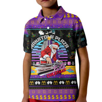 Nakatomi Plaza Christmas Party 1988 Kid Polo Shirt DJ Santa Claus - Wonder Print Shop