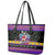 Nakatomi Plaza Christmas Party 1988 Leather Tote Bag DJ Santa Claus - Wonder Print Shop