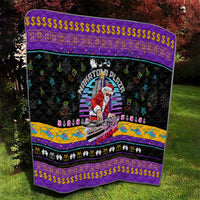 Nakatomi Plaza Christmas Party 1988 Quilt DJ Santa Claus - Wonder Print Shop