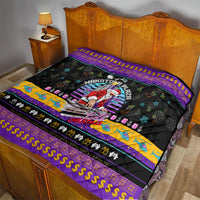 Nakatomi Plaza Christmas Party 1988 Quilt DJ Santa Claus - Wonder Print Shop