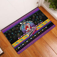 Nakatomi Plaza Christmas Party 1988 Rubber Doormat DJ Santa Claus - Wonder Print Shop