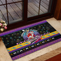 Nakatomi Plaza Christmas Party 1988 Rubber Doormat DJ Santa Claus - Wonder Print Shop