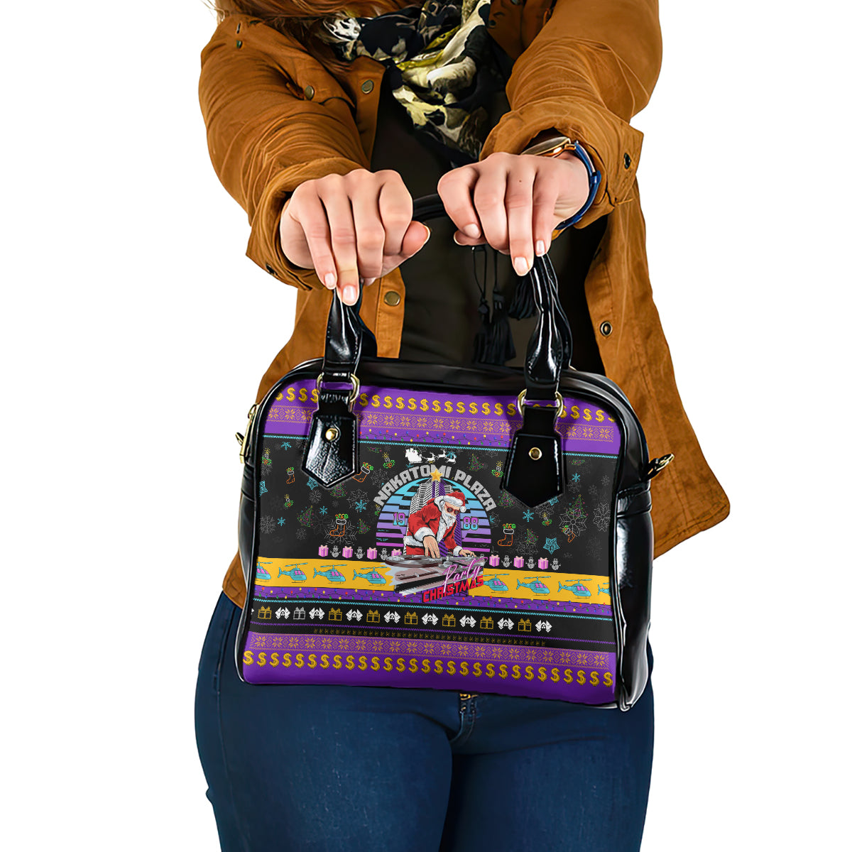 nakatomi-plaza-christmas-party-1988-shoulder-handbag-dj-satan-claus