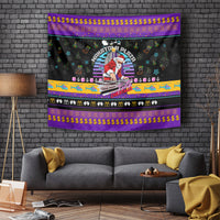 Nakatomi Plaza Christmas Party 1988 Tapestry DJ Santa Claus - Wonder Print Shop