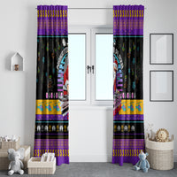 Nakatomi Plaza Christmas Party 1988 Window Curtain DJ Santa Claus - Wonder Print Shop