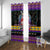 Nakatomi Plaza Christmas Party 1988 Window Curtain DJ Santa Claus - Wonder Print Shop