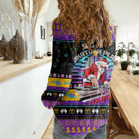 Nakatomi Plaza Christmas Party 1988 Women Casual Shirt DJ Santa Claus - Wonder Print Shop