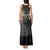 Anubis Tank Maxi Dress Egypt Pattern Black - Wonder Print Shop