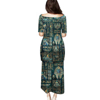 Egyptian Hieroglyphs And Deities Puletasi - Wonder Print Shop