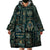 Egyptian Hieroglyphs And Deities Wearable Blanket Hoodie - Wonder Print Shop