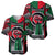 Power Fist And Patterns In Pan African Baseball Jersey - Wonder Print Shop