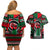 Power Fist And Patterns In Pan African Couples Matching Off Shoulder Short Dress and Hawaiian Shirt - Wonder Print Shop