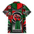 Power Fist And Patterns In Pan African Family Matching Mermaid Dress and Hawaiian Shirt - Wonder Print Shop