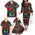 Power Fist And Patterns In Pan African Family Matching Off Shoulder Long Sleeve Dress and Hawaiian Shirt - Wonder Print Shop