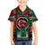 Power Fist And Patterns In Pan African Family Matching Off Shoulder Short Dress and Hawaiian Shirt - Wonder Print Shop