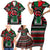 Power Fist And Patterns In Pan African Family Matching Short Sleeve Bodycon Dress and Hawaiian Shirt - Wonder Print Shop