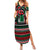 Power Fist And Patterns In Pan African Summer Maxi Dress - Wonder Print Shop