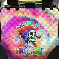 We Are All Human LGBT Back Car Seat Cover Skull Tie Dye - Wonder Print Shop