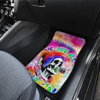 We Are All Human LGBT Car Mats Skull Tie Dye - Wonder Print Shop