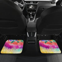 We Are All Human LGBT Car Mats Skull Tie Dye - Wonder Print Shop