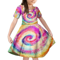We Are All Human LGBT Family Matching Off Shoulder Long Sleeve Dress and Hawaiian Shirt Skull Tie Dye - Wonder Print Shop