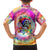 We Are All Human LGBT Family Matching Summer Maxi Dress and Hawaiian Shirt Skull Tie Dye - Wonder Print Shop