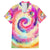 We Are All Human LGBT Family Matching Summer Maxi Dress and Hawaiian Shirt Skull Tie Dye - Wonder Print Shop