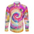 We Are All Human LGBT Family Matching Summer Maxi Dress and Hawaiian Shirt Skull Tie Dye - Wonder Print Shop