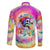 We Are All Human LGBT Family Matching Summer Maxi Dress and Hawaiian Shirt Skull Tie Dye - Wonder Print Shop