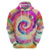 We Are All Human LGBT Hoodie Skull Tie Dye - Wonder Print Shop