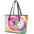 We Are All Human LGBT Leather Tote Bag Skull Tie Dye - Wonder Print Shop