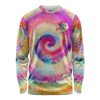 We Are All Human LGBT Long Sleeve Shirt Skull Tie Dye - Wonder Print Shop