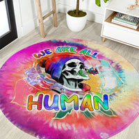 we-are-all-human-lgbt-round-carpet-skull-tie-dye