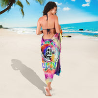 We Are All Human LGBT Sarong Skull Tie Dye - Wonder Print Shop