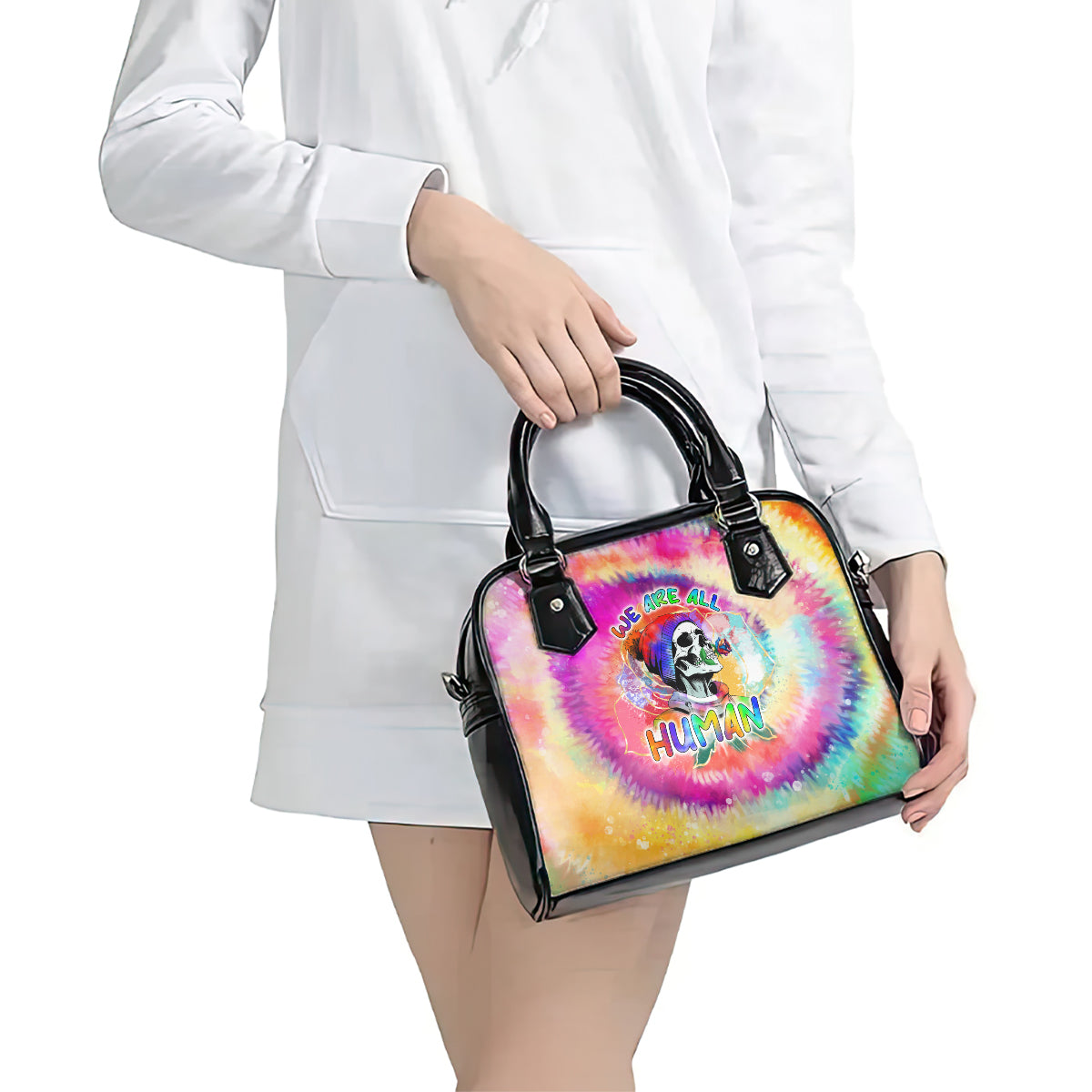 we-are-all-human-lgbt-shoulder-handbag-skull-tie-dye