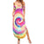 We Are All Human LGBT Summer Maxi Dress Skull Tie Dye - Wonder Print Shop
