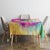 We Are All Human LGBT Tablecloth Skull Tie Dye - Wonder Print Shop