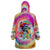 We Are All Human LGBT Wearable Blanket Hoodie Skull Tie Dye - Wonder Print Shop