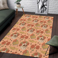 Day of the Dead Area Rug Sugar Skulls - Wonder Print Shop
