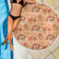 Day of the Dead Beach Blanket Sugar Skulls - Wonder Print Shop