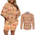 Day of the Dead Couples Matching Off Shoulder Short Dress and Long Sleeve Button Shirt Sugar Skulls - Wonder Print Shop