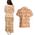 Day of the Dead Couples Matching Puletasi Dress and Hawaiian Shirt Sugar Skulls - Wonder Print Shop