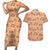 Day of the Dead Couples Matching Short Sleeve Bodycon Dress and Hawaiian Shirt Sugar Skulls - Wonder Print Shop