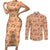 Day of the Dead Couples Matching Short Sleeve Bodycon Dress and Long Sleeve Button Shirt Sugar Skulls - Wonder Print Shop